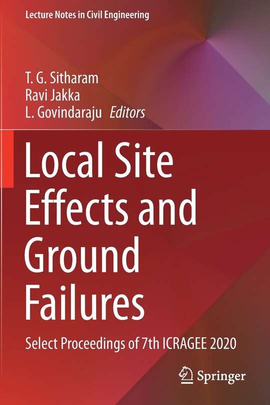 Couverture_Local Site Effects and Ground Failures