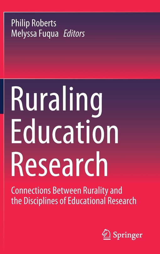 Front cover_Ruraling Education Research