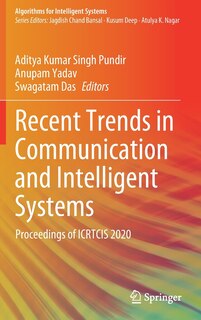 Couverture_Recent Trends in Communication and Intelligent Systems