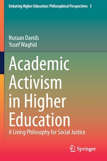 Couverture_Academic Activism in Higher Education