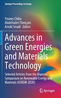 Front cover_Advances In Green Energies And Materials Technology
