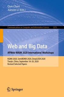 Couverture_Web and Big Data. APWeb-WAIM 2020 International Workshops