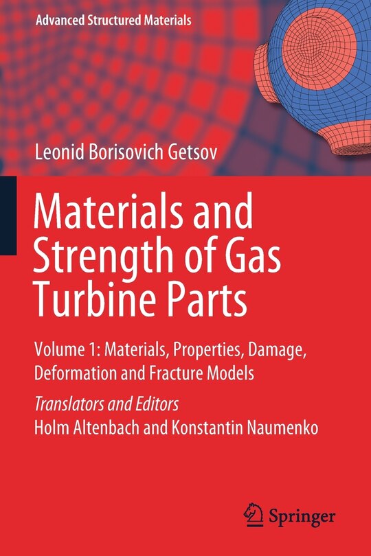 Couverture_Materials and Strength of Gas Turbine Parts