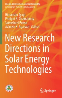 Front cover_New Research Directions In Solar Energy Technologies