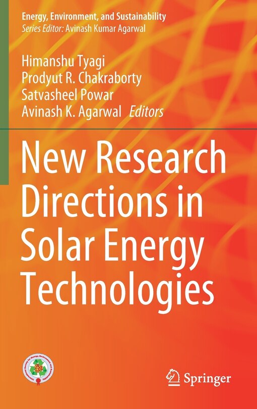 Front cover_New Research Directions In Solar Energy Technologies