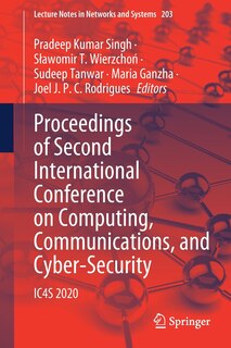Couverture_Proceedings of Second International Conference on Computing, Communications, and Cyber-Security