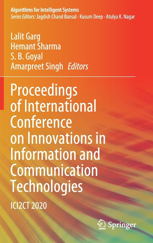 Couverture_Proceedings Of International Conference On Innovations In Information And Communication Technologies