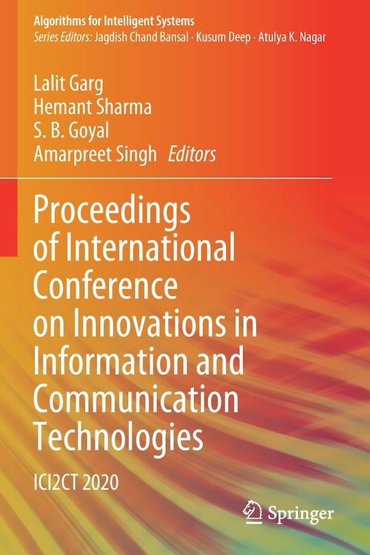 Front cover_Proceedings of International Conference on Innovations in Information and Communication Technologies