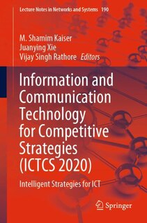 Couverture_Information And Communication Technology For Competitive Strategies (ictcs 2020)