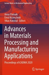 Couverture_Advances in Materials Processing and Manufacturing Applications