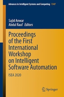 Couverture_Proceedings Of The First International Workshop On Intelligent Software Automation