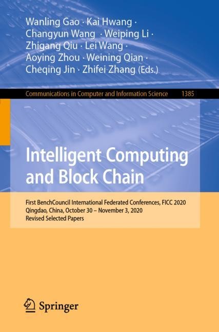 Front cover_Intelligent Computing and Block Chain