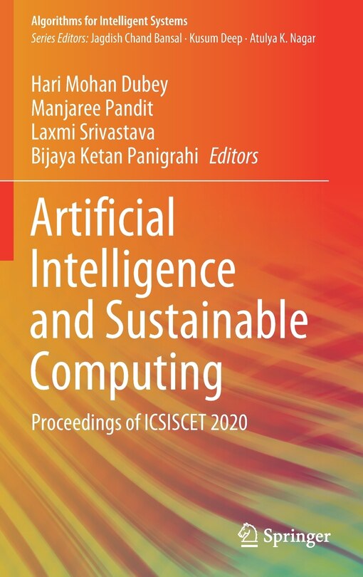 Front cover_Artificial Intelligence and Sustainable Computing