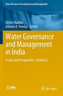 Front cover_Water Governance and Management in India