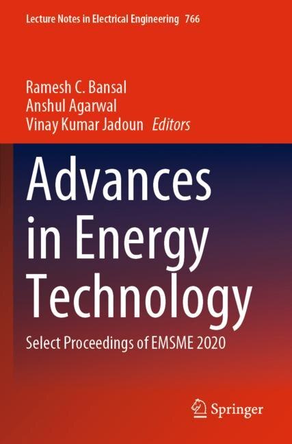 Front cover_Advances in Energy Technology