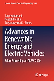 Couverture_Advances In Renewable Energy And Electric Vehicles