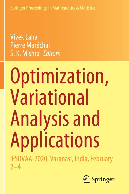 Front cover_Optimization, Variational Analysis and Applications