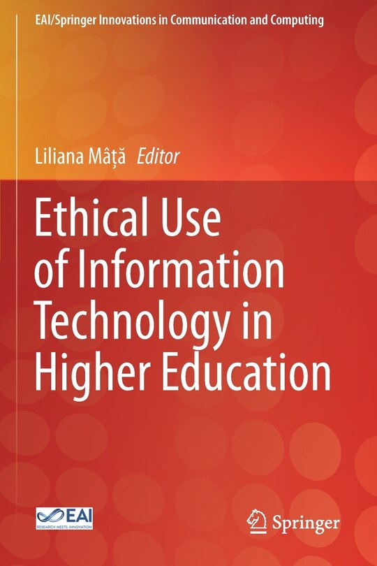 Couverture_Ethical Use of Information Technology in Higher Education