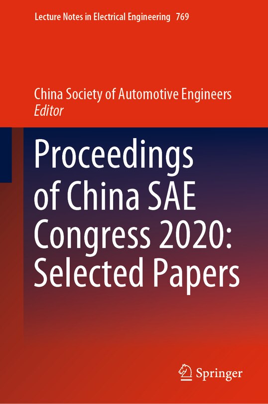 Front cover_Proceedings of China SAE Congress 2020