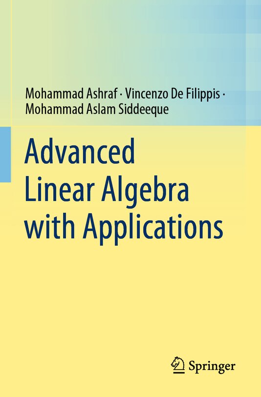 Couverture_Advanced Linear Algebra with Applications