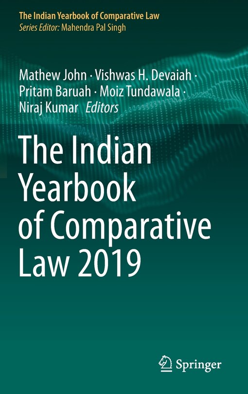 Front cover_The Indian Yearbook Of Comparative Law 2019
