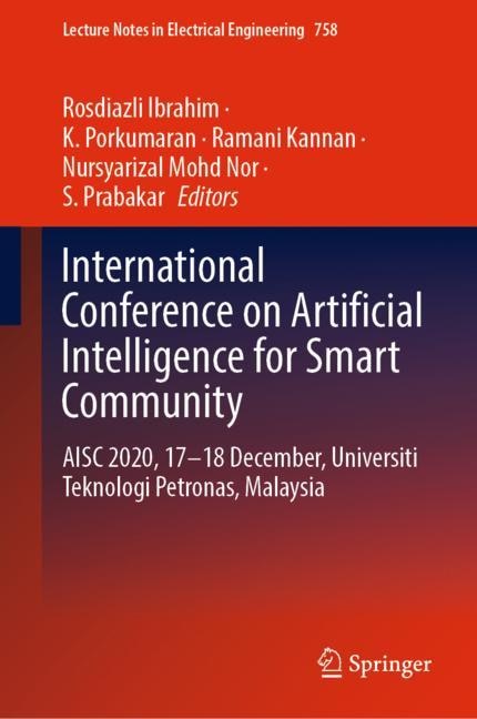 Front cover_International Conference On Artificial Intelligence For Smart Community