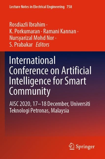 Front cover_International Conference on Artificial Intelligence for Smart Community