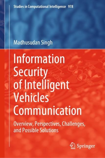 Front cover_Information Security Of Intelligent Vehicles Communication