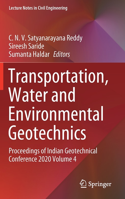 Couverture_Transportation, Water And Environmental Geotechnics