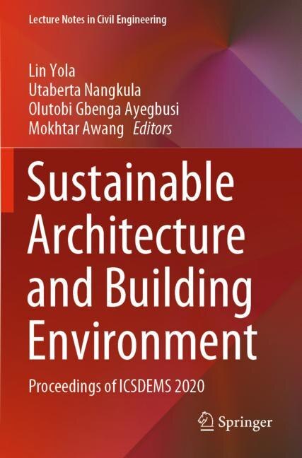 Couverture_Sustainable Architecture and Building Environment