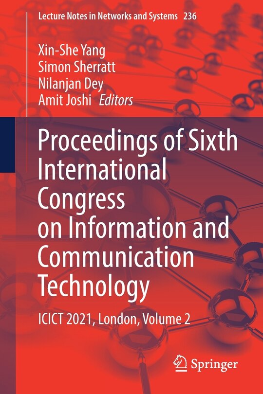 Couverture_Proceedings Of Sixth International Congress On Information And Communication Technology