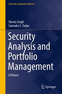 Couverture_Security Analysis And Portfolio Management