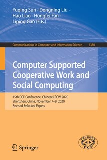 Couverture_Computer Supported Cooperative Work And Social Computing