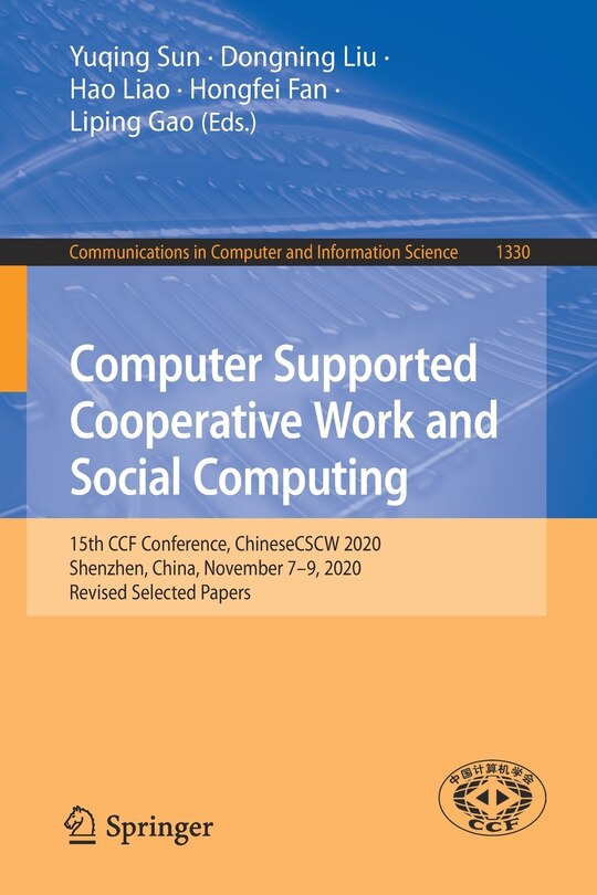 Couverture_Computer Supported Cooperative Work And Social Computing