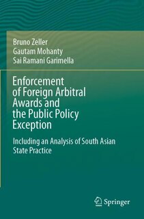 Couverture_Enforcement of Foreign Arbitral Awards and the Public Policy Exception