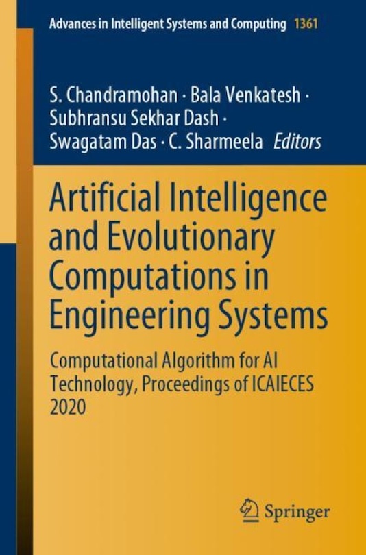 Front cover_Artificial Intelligence And Evolutionary Computations In Engineering Systems