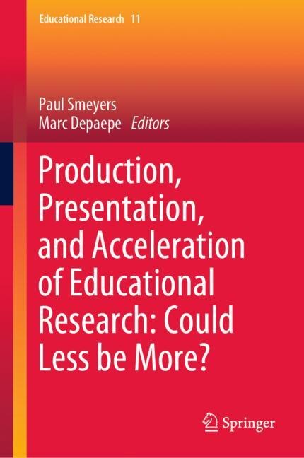 Front cover_Production, Presentation, And Acceleration Of Educational Research