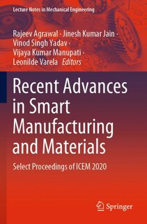Front cover_Recent Advances in Smart Manufacturing and Materials