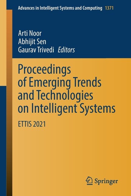 Couverture_Proceedings Of Emerging Trends And Technologies On Intelligent Systems