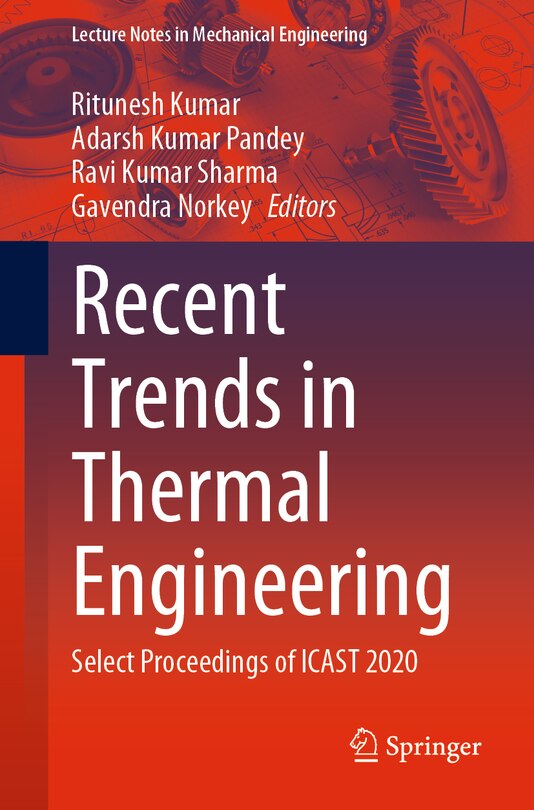 Couverture_Recent Trends In Thermal Engineering