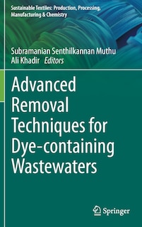 Couverture_Advanced Removal Techniques For Dye-containing Wastewaters