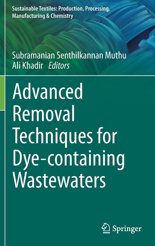 Couverture_Advanced Removal Techniques For Dye-containing Wastewaters