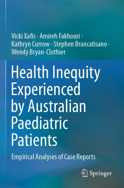 Couverture_Health Inequity Experienced by Australian Paediatric Patients