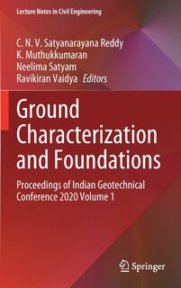 Front cover_Ground Characterization And Foundations