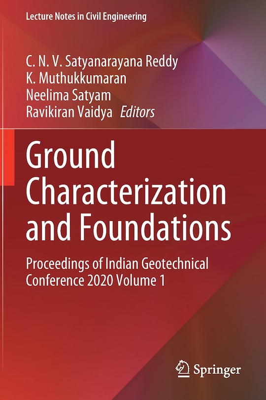 Couverture_Ground Characterization and Foundations