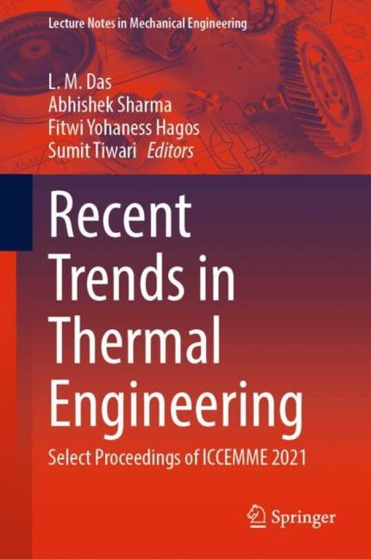 Couverture_Recent Trends In Thermal Engineering