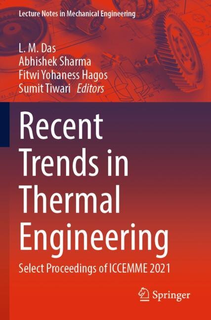 Couverture_Recent Trends in Thermal Engineering