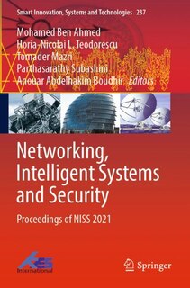 Couverture_Networking, Intelligent Systems and Security