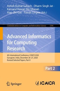 Front cover_Advanced Informatics for Computing Research