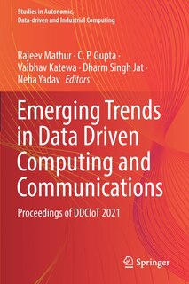Couverture_Emerging Trends in Data Driven Computing and Communications